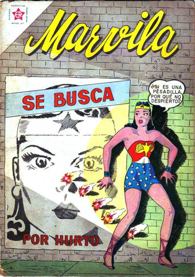 Cover for Marvila, la Mujer Maravilla (Editorial Novaro, 1955 series) #56