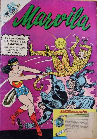Cover for Marvila, la Mujer Maravilla (Editorial Novaro, 1955 series) #147