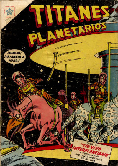 Cover for Titanes Planetarios (Editorial Novaro, 1953 series) #22