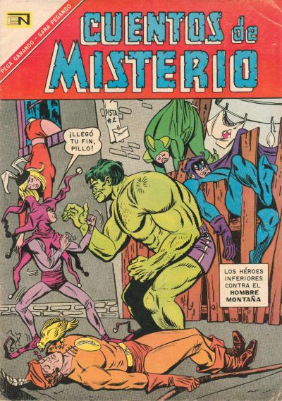 Cover for Cuentos de Misterio (Editorial Novaro, 1960 series) #104