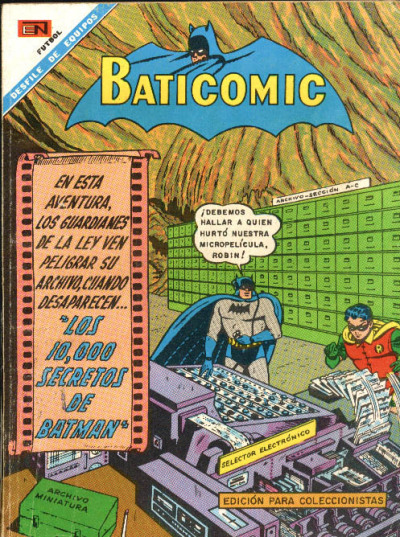 Cover for Baticomic (Editorial Novaro, 1968 series) #8