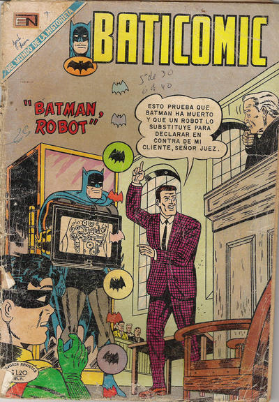 Cover for Baticomic (Editorial Novaro, 1968 series) #27