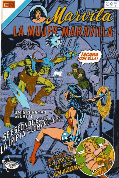 Cover for Marvila, la Mujer Maravilla (Editorial Novaro, 1955 series) #249