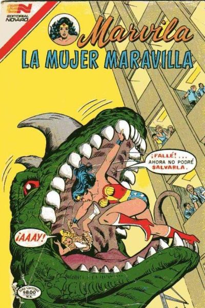 Cover for Marvila, la Mujer Maravilla (Editorial Novaro, 1955 series) #258