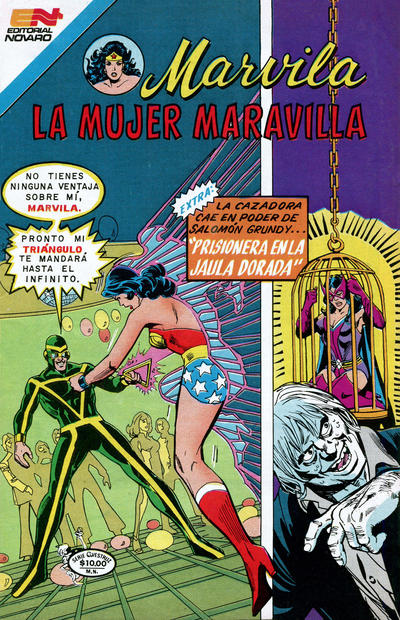 Cover for Marvila, la Mujer Maravilla (Editorial Novaro, 1955 series) #274
