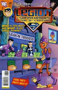 Cover for The Legion of Super-Heroes in the 31st Century (DC, 2007 series) #16 [Direct Sales]