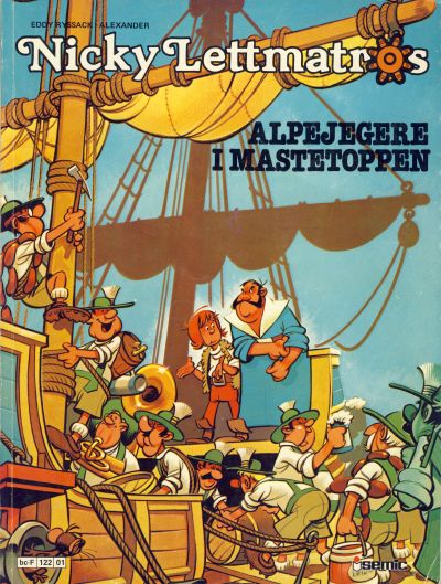 Cover for Nicky Lettmatros (Semic, 1980 series) #1 - Alpejegere i mastetoppen