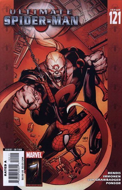 Cover for Ultimate Spider-Man (Marvel, 2000 series) #121
