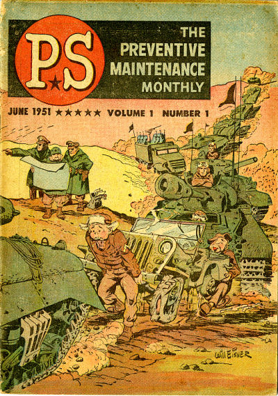 Cover for P.S. Magazine: The Preventive Maintenance Monthly (Department of the Army, 1951 series) #1