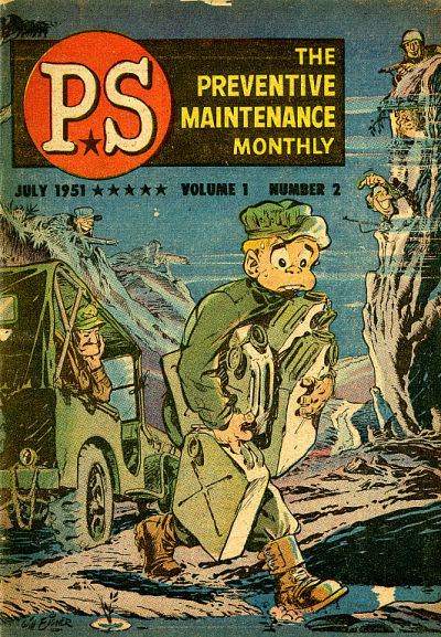 Cover for P.S. Magazine: The Preventive Maintenance Monthly (Department of the Army, 1951 series) #2