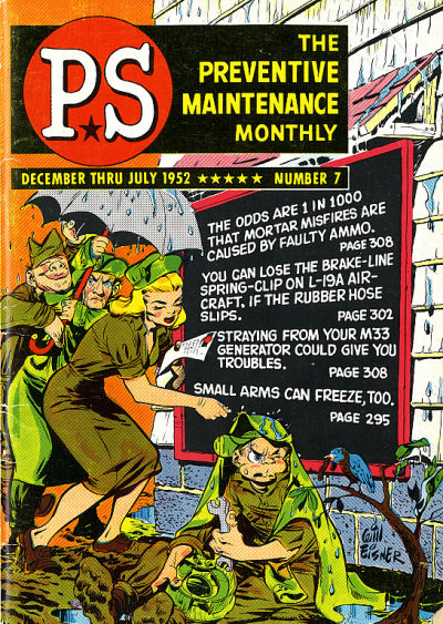 Cover for P.S. Magazine: The Preventive Maintenance Monthly (Department of the Army, 1951 series) #7