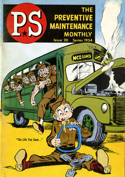 Cover for P.S. Magazine: The Preventive Maintenance Monthly (Department of the Army, 1951 series) #20