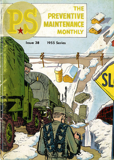 Cover for P.S. Magazine: The Preventive Maintenance Monthly (Department of the Army, 1951 series) #38