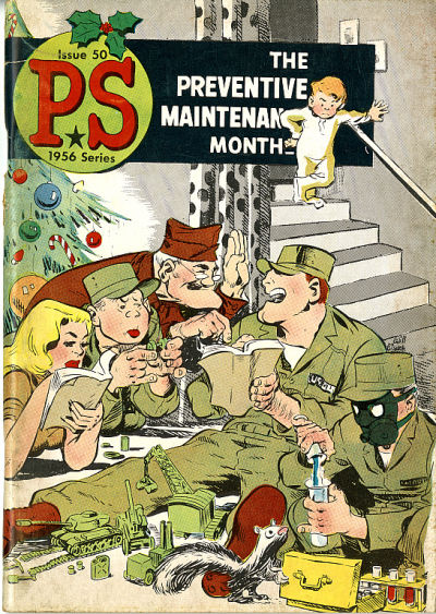Cover for P.S. Magazine: The Preventive Maintenance Monthly (Department of the Army, 1951 series) #50