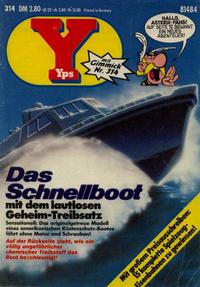 Cover Thumbnail for Yps (Gruner + Jahr, 1975 series) #314
