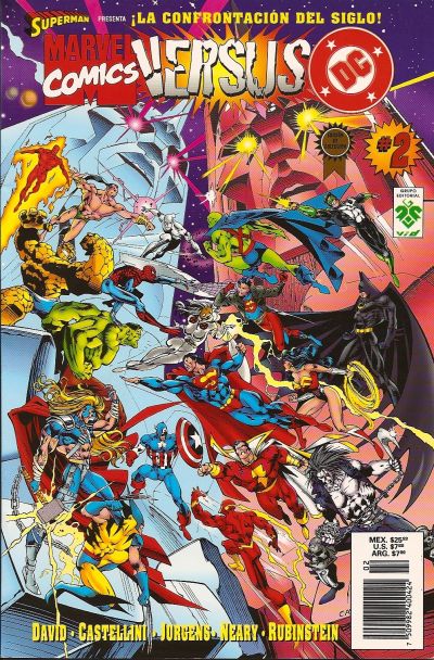 Cover for Marvel versus DC / DC versus Marvel (Grupo Editorial Vid, 1997 series) #2
