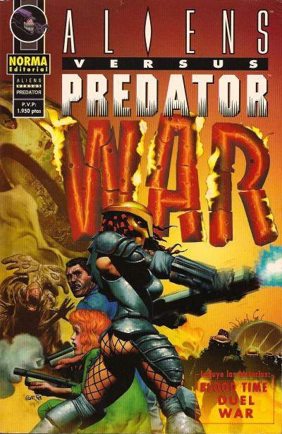 Cover for Aliens vs. Predator: War (NORMA Editorial, 1997 series) 