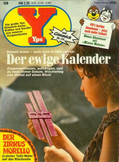 Cover for Yps (Gruner + Jahr, 1975 series) #130