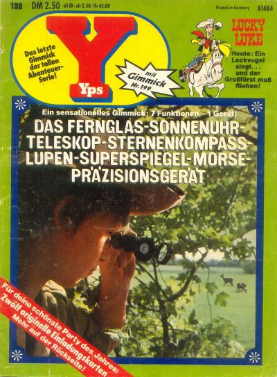 Cover for Yps (Gruner + Jahr, 1975 series) #199