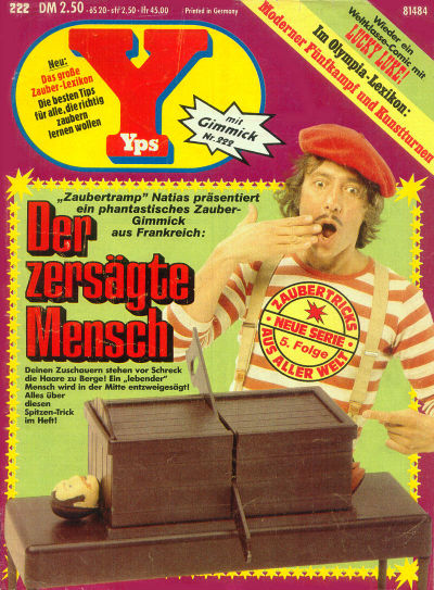 Cover for Yps (Gruner + Jahr, 1975 series) #222