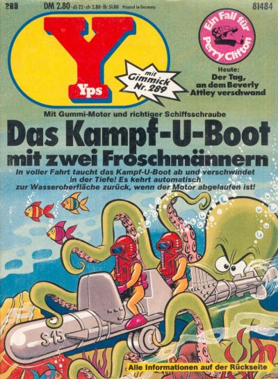 Cover for Yps (Gruner + Jahr, 1975 series) #289
