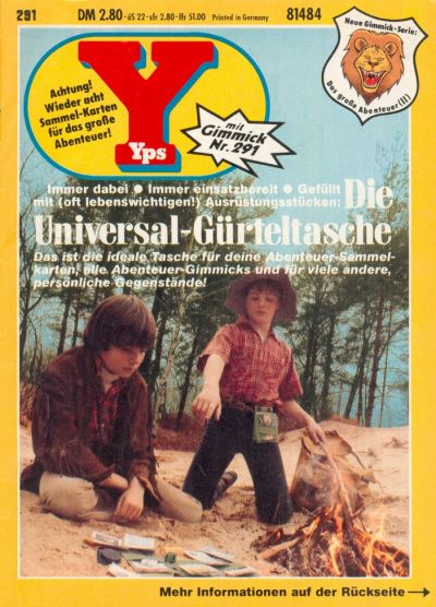 Cover for Yps (Gruner + Jahr, 1975 series) #291