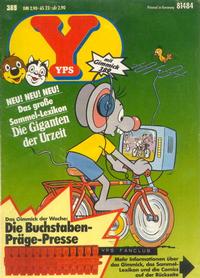 Cover Thumbnail for Yps (Gruner + Jahr, 1975 series) #389