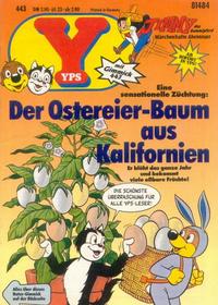 Cover Thumbnail for Yps (Gruner + Jahr, 1975 series) #443