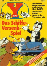 Cover Thumbnail for Yps (Gruner + Jahr, 1975 series) #475