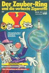 Cover Thumbnail for Yps (Gruner + Jahr, 1975 series) #721