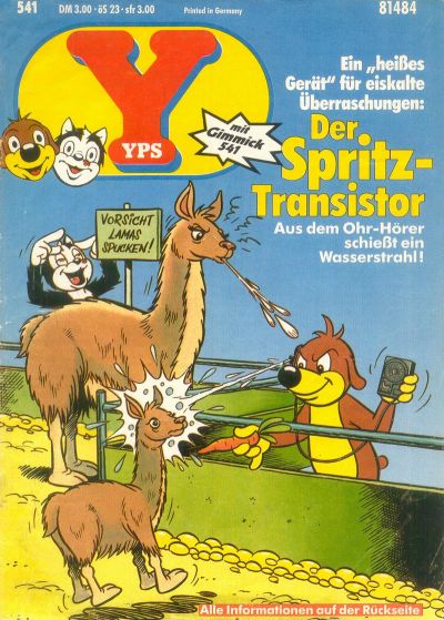 Cover for Yps (Gruner + Jahr, 1975 series) #541