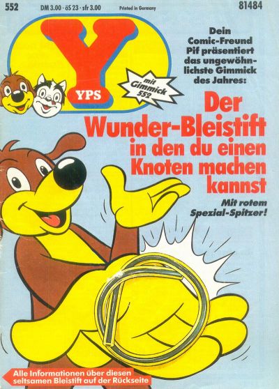 Cover for Yps (Gruner + Jahr, 1975 series) #552