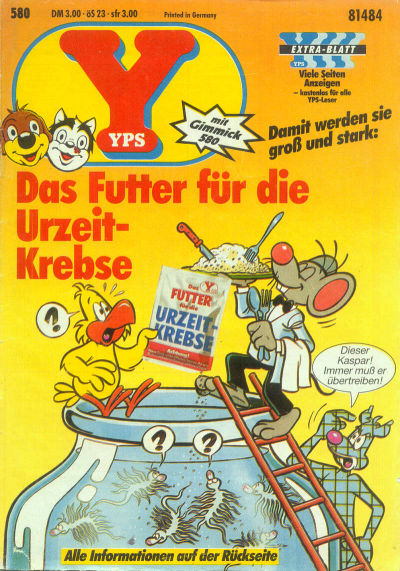 Cover for Yps (Gruner + Jahr, 1975 series) #580