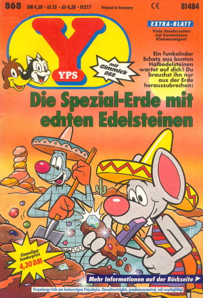 Cover for Yps (Gruner + Jahr, 1975 series) #868