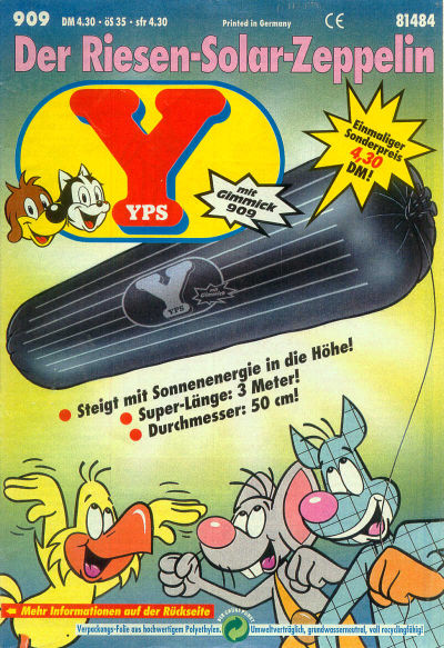 Cover for Yps (Gruner + Jahr, 1975 series) #909