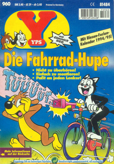 Cover for Yps (Gruner + Jahr, 1975 series) #960