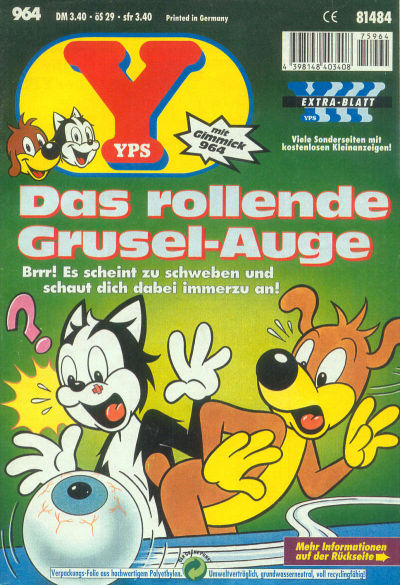 Cover for Yps (Gruner + Jahr, 1975 series) #964