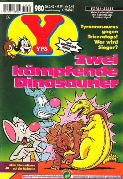 Cover for Yps (Gruner + Jahr, 1975 series) #980