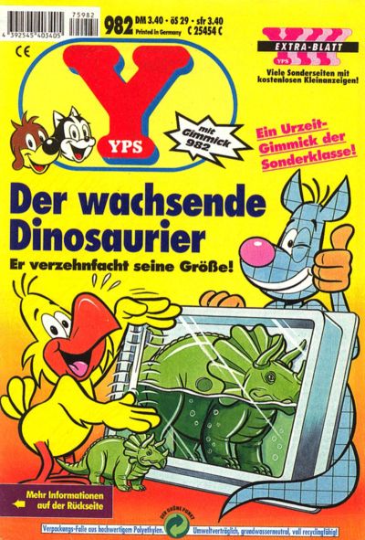 Cover for Yps (Gruner + Jahr, 1975 series) #982