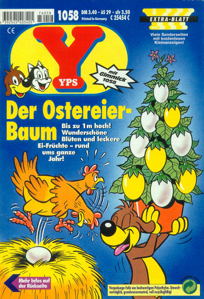 Cover for Yps (Gruner + Jahr, 1975 series) #1058