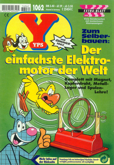 Cover for Yps (Gruner + Jahr, 1975 series) #1062