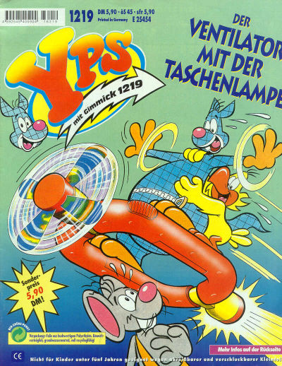 Cover for Yps (Egmont Ehapa, 1999 series) #1219