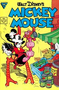 Cover Thumbnail for Mickey Mouse (Gladstone, 1986 series) #242 [Direct]