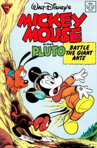 Cover Thumbnail for Mickey Mouse (Gladstone, 1986 series) #245 [Direct]