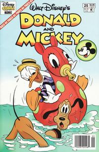 Cover for Walt Disney's Donald and Mickey (Gladstone, 1993 series) #25 [Newsstand]