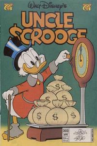 Cover Thumbnail for Walt Disney's Uncle Scrooge (Gladstone, 1993 series) #303