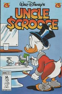 Cover Thumbnail for Walt Disney's Uncle Scrooge (Gladstone, 1993 series) #305 [Direct]