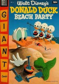Cover Thumbnail for Walt Disney's Donald Duck Beach Party (Dell, 1954 series) #2