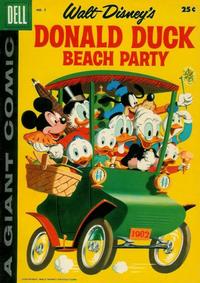 Cover Thumbnail for Walt Disney's Donald Duck Beach Party (Dell, 1954 series) #5