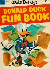 Cover for Walt Disney's Donald Duck Fun Book (Dell, 1953 series) #1